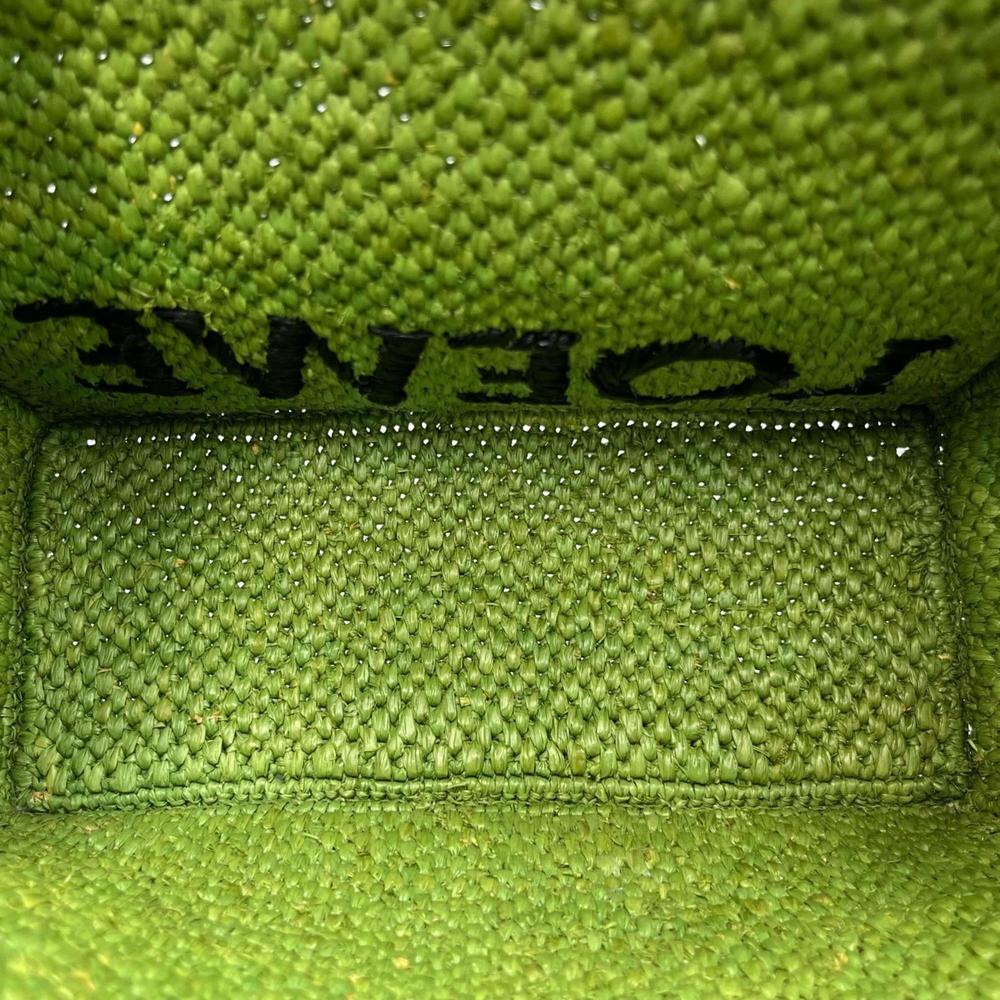 LOEWE Font Tote Small Basket Bag Green Women's - Picture 9 of 10
